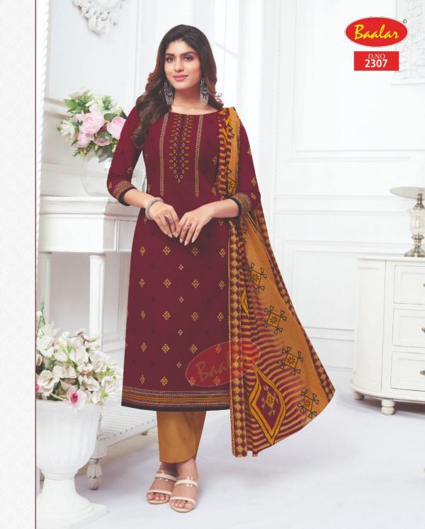 Baalar Zaara Vol-13 Cotton Designer Exclusive Dress Material